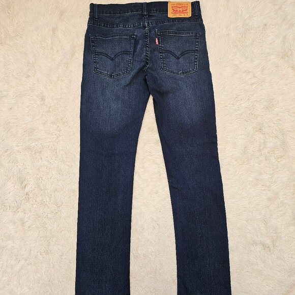 Levi's 519 16Reg Women's Blue Dark Wash Extreme Skinny Jeans W28/L28 - Picture 4 of 9
